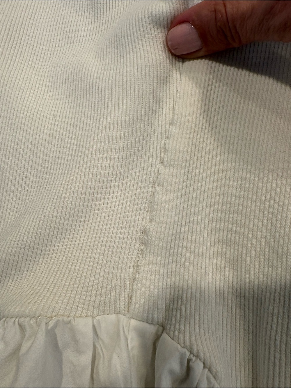 Free People Dylan White Ribbed Tank Dress - Picture 10 of 11